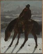 Gustave Courbet, Hunter on Horseback